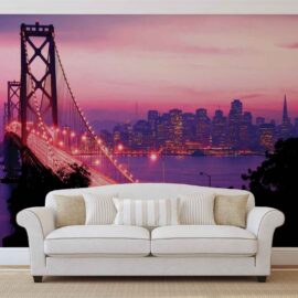 368x254 City (San Francisco Golden Gate Bridge) - Most - Grad - Roza - 3D fototapeta zidni mural foto tapeta