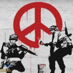 2730P8 banksy peace soldiers