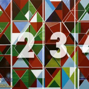 368x254 Abstraction (Triangle Art) - Apstrakcija - 3D fototapeta zidni mural foto tapeta