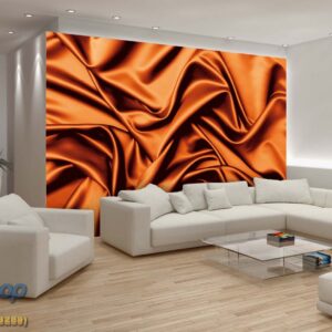 368x254 Abstraction (Satin Copper) - Saten - Bakar boja - Svila - 3D fototapeta zidni mural foto tapeta