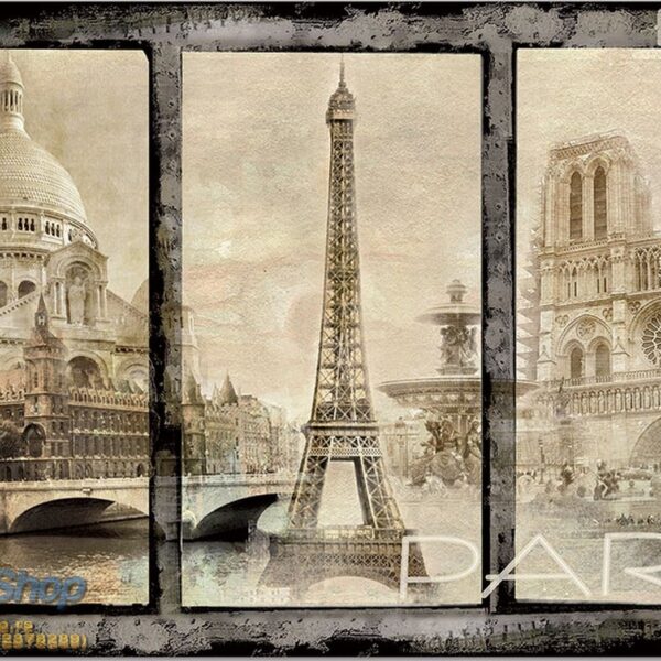8-021p8 pariz ajfel kula sena francuska france paris razglednica fototapeta foto tapeta 3d tapete fototapet