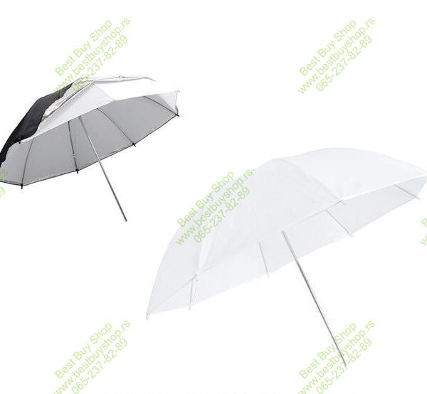 crno srebrni kišobran
