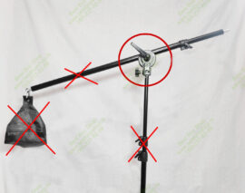 kako se montira boom softbox