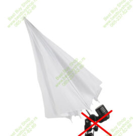 beli kisobran za foto studio Kisobran beli 83cm studijski soft providni