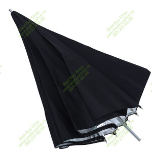 foto kisobran crno srebrno beli omotac 110cm