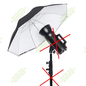 foto kisobran dva u jedan 110cm za blic