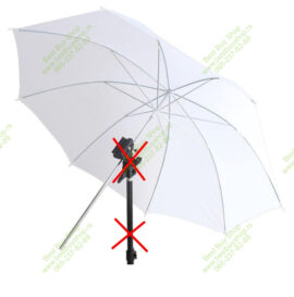 kada se koristi beli kisobran za slikanje Kisobran beli 83cm studijski soft providni