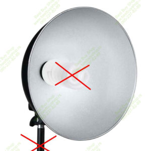 okrugli abazur za sijalicu rasveta za light box