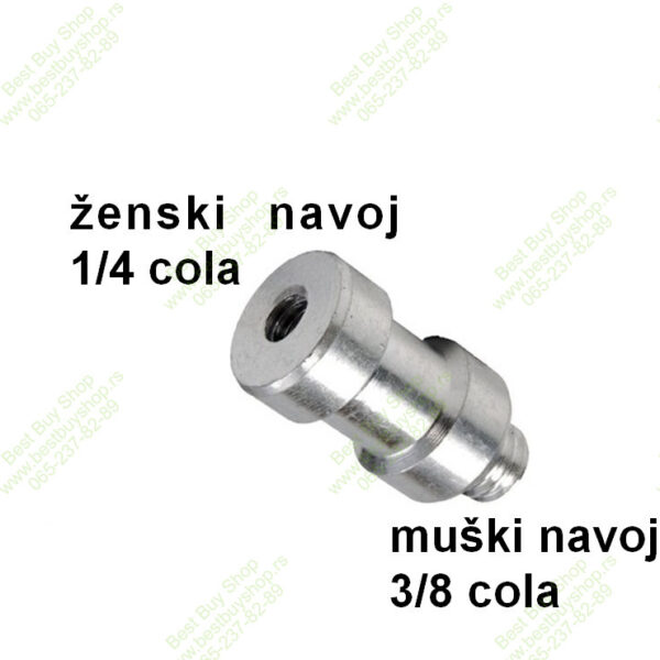 Spigot adapter redukcija ženski 1/4 - muški 3/8