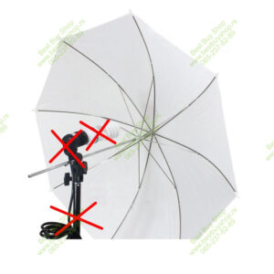 studijski kisobran umbrella za fotografisanje Kisobran beli 83cm studijski soft providni