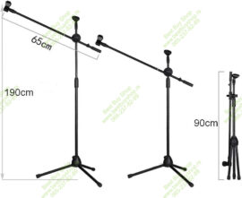 Mikrofonski stalak, nosač za dva mikrofona