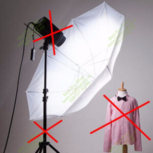 upotreba kisobrana u fotografisanju Kisobran beli 83cm studijski soft providni