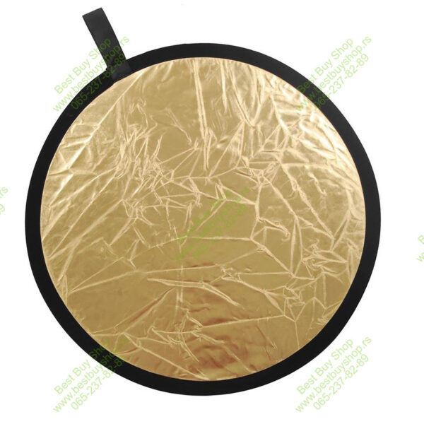 zlatna zilberica zlatni reflektujuci disk gold