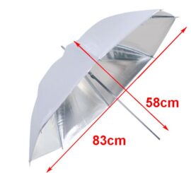 silver white kišobran cena