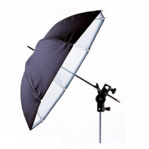 Kisobran crno srebrno beli 83cm studijski