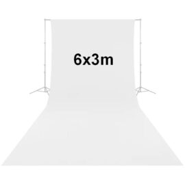 Bela pozadina za foto studio 6x3m