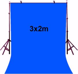 Plava pozadina za foto studio 3x2m