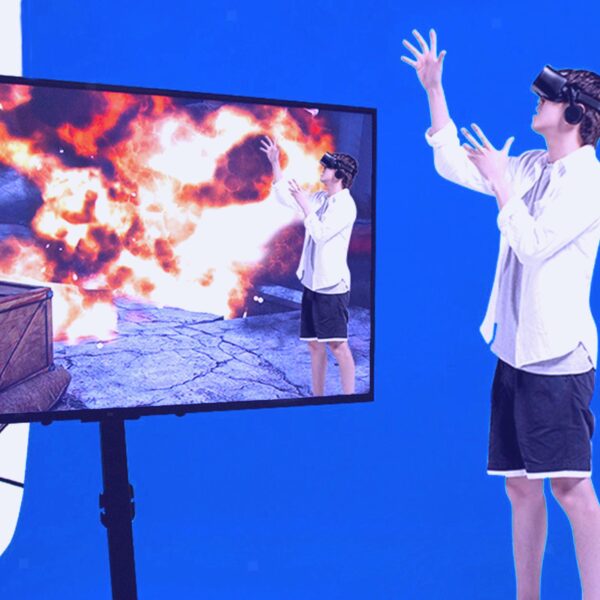 plavo-chromakey-platno