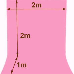 Roza pozadina za foto studio 3x2m