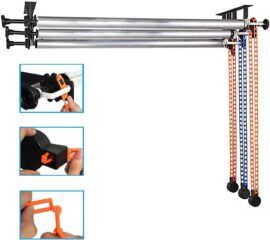 Zidni nosac za 3 pozadine