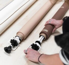 Zidni nosac za 3 pozadine