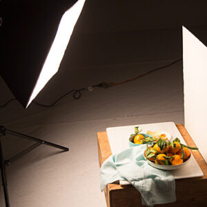 Softbox 40x40cm sa sijalicom 135W i stalkom 2m
