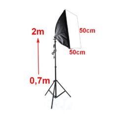 Softbox 50x50cm sa stalkom 2m