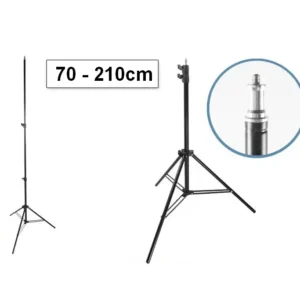 stalak-za-fotografisanje Foto kišobran beli 110cm sa stalkom 200cm