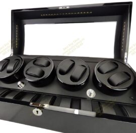 Kutija za automatik satove WW8+9 Swing BL-BL-LED/Bon Mercato/Germany