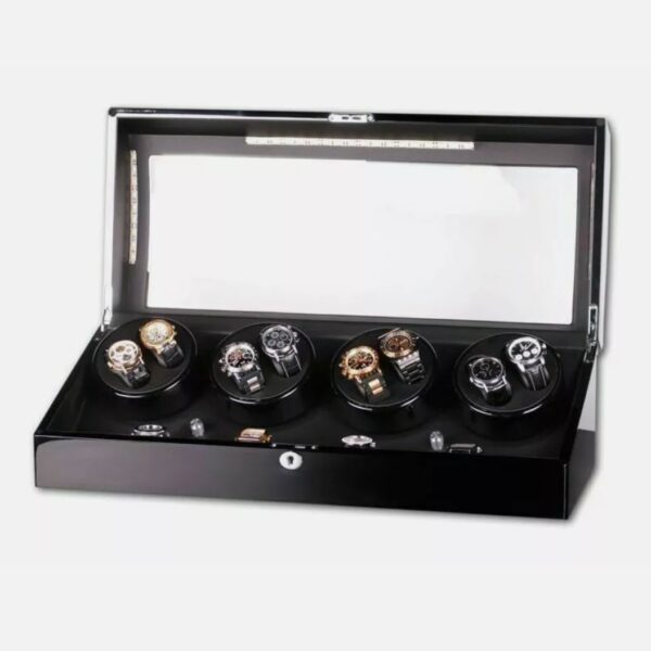 najveca kutija za satove Kutija za automatik satove WW8+9 Swing BL-BL-LED/Bon Mercato/Germany