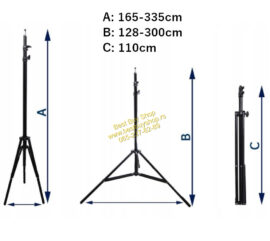 Studijski stalak heavy duty (max visina 335cm)