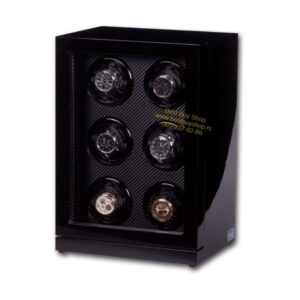 Kutija za 6 automatskih satova Kutija za automatik satove WW6 Art Deco BL-CA/Bon Mercato/Germany