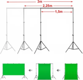 Nosač 3m x 2.88m za foto pozadine