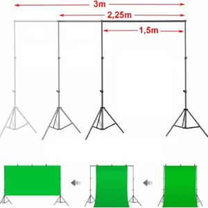 Nosač 3m x 2.88m za foto pozadine