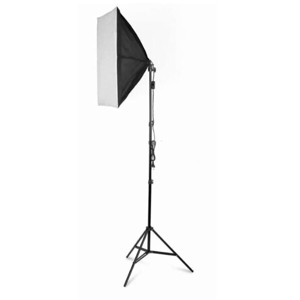 Softbox 40x40cm sa sijalicom 135W i stalkom 2m