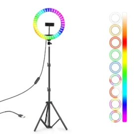 Ring light 26cm + stativ 210cm