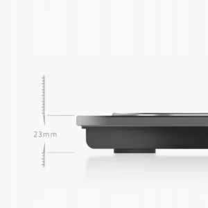 Pametna Bluetooth vaga za merenje telesne težine i masti – crna.